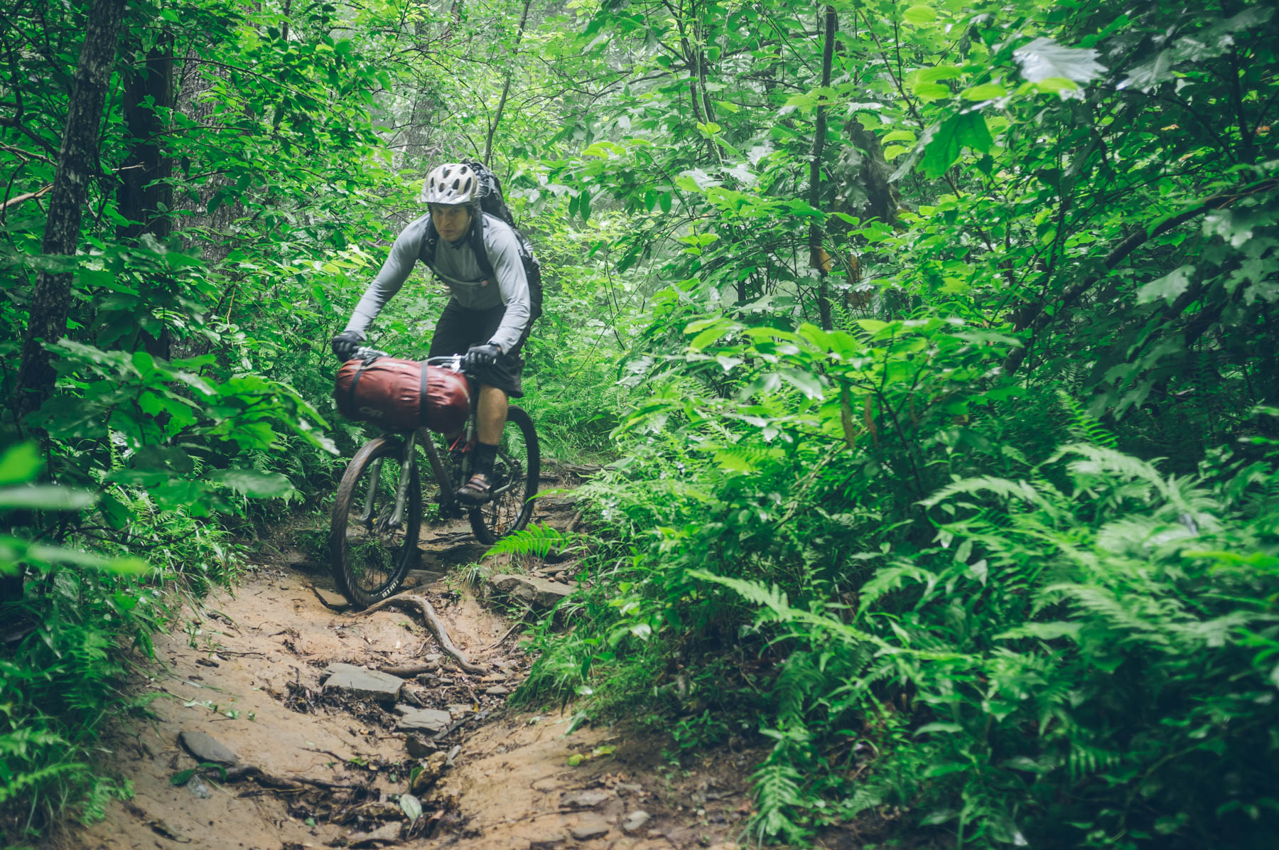 overnight bikepacking