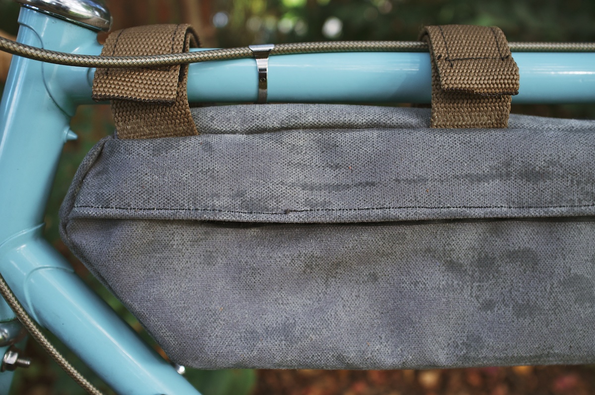 DIY Waxed Canvas Frame Bag