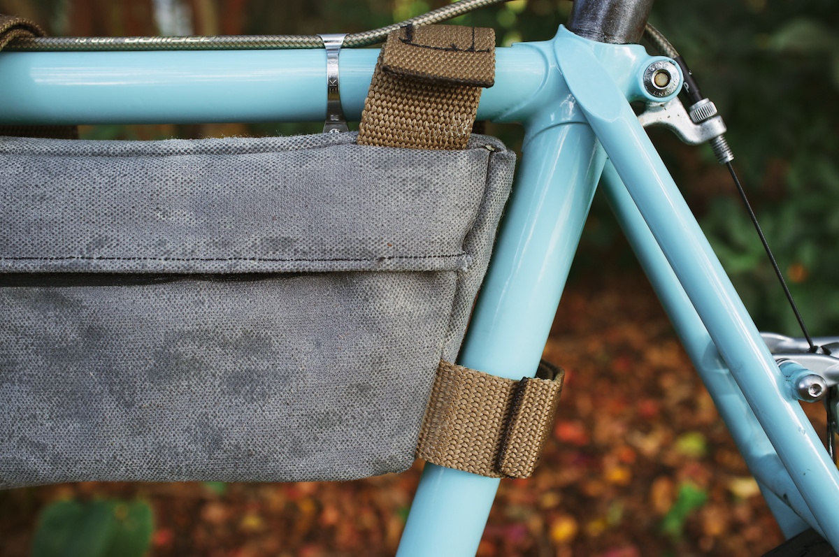 DIY Waxed Canvas Frame Bag
