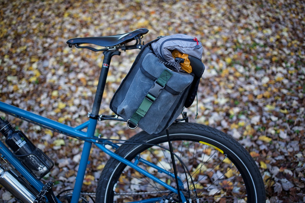 diy bikepacking saddle bag