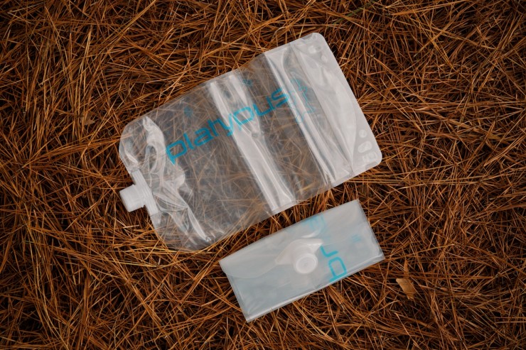 Platypus water bag - packing for bike touring