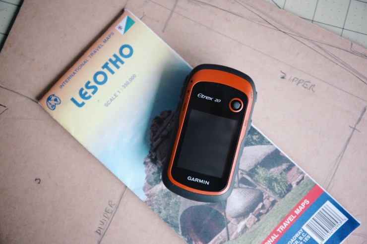 Garmin eTrex 20 - packing for bike touring