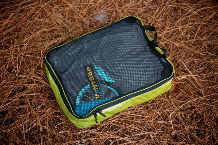 Sea to Summit Traveling Light Garment Bag - packing for bike tour