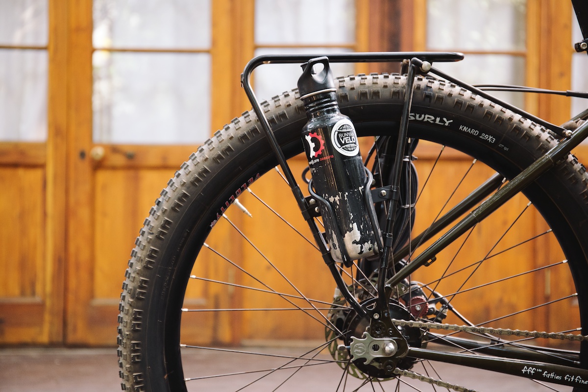Tubus Vega Rack Surly Ecr Adding Bottle Cages Bikeng The Tubus Vega For Surly Ecr Rack Mods Extra H20