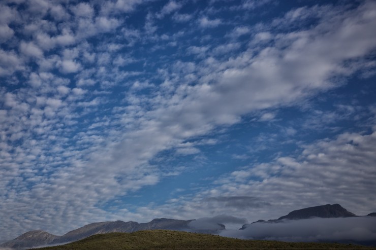 Bicycle Touring South Africa across the sky