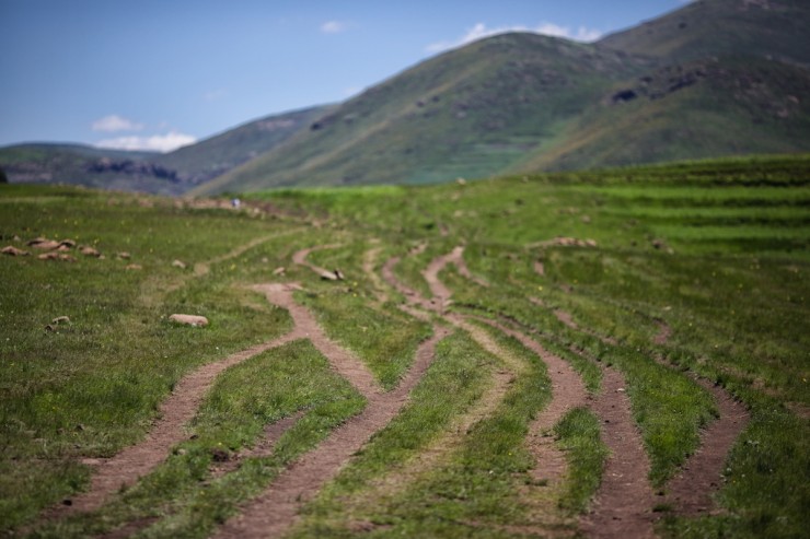 Bike Touring Lesotho - Tracks