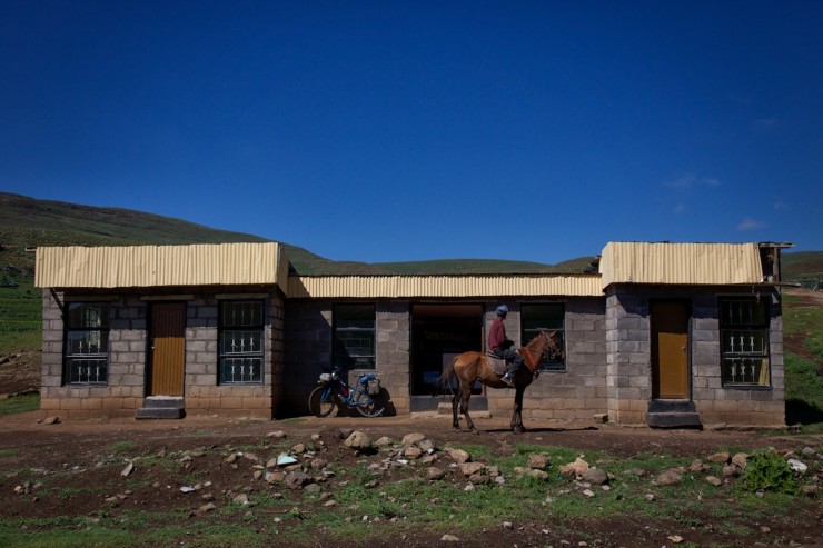 Bicycle Touring Lesotho - Horse