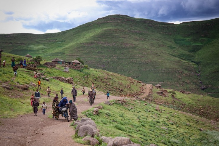 Bicycle Touring Lesotho - Dirt Roads