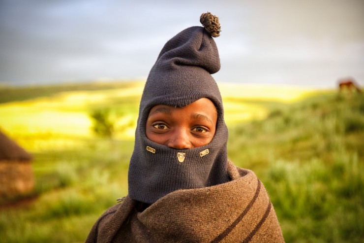 Bicycle Touring Lesotho - Village Camping