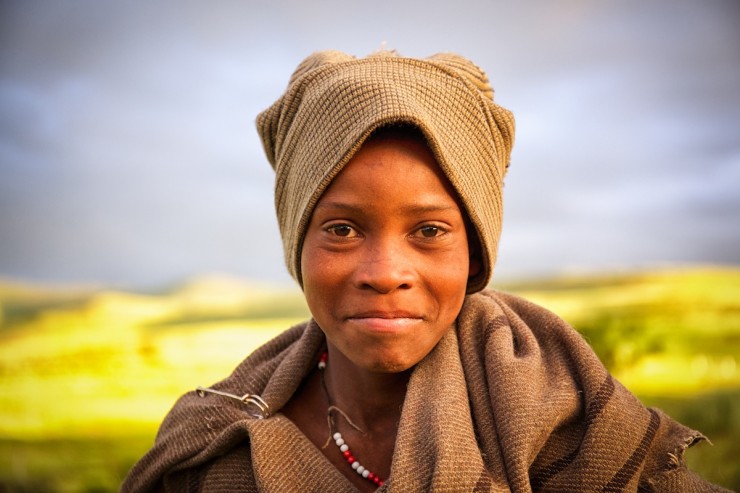 Bicycle Touring Lesotho - Village Camping