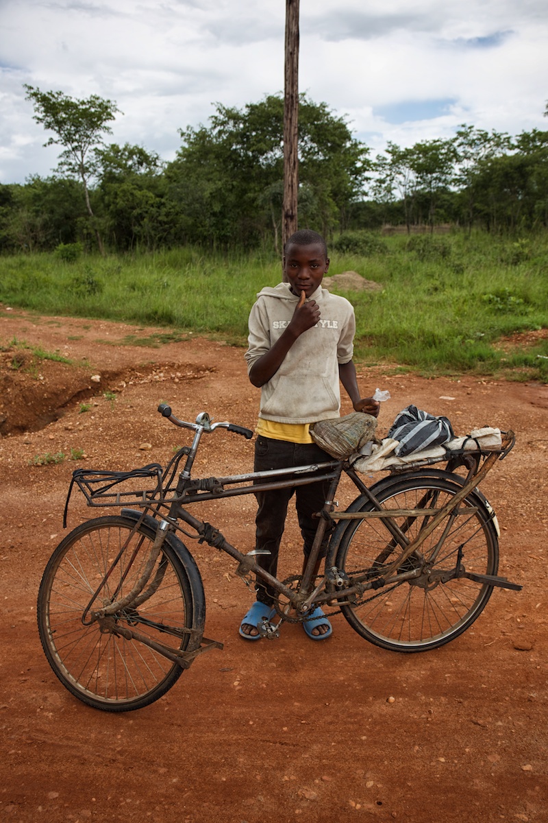 Bike Touring Zambia Sharing the Road