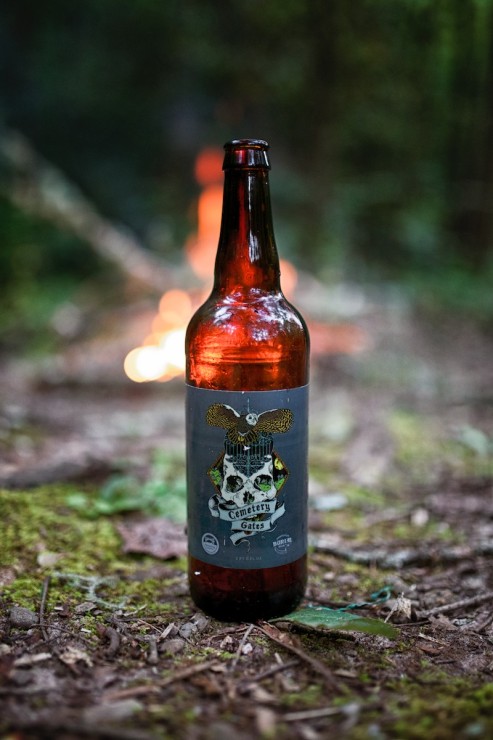 Burial Beer / Pisgah Brewing Cemetery Gates