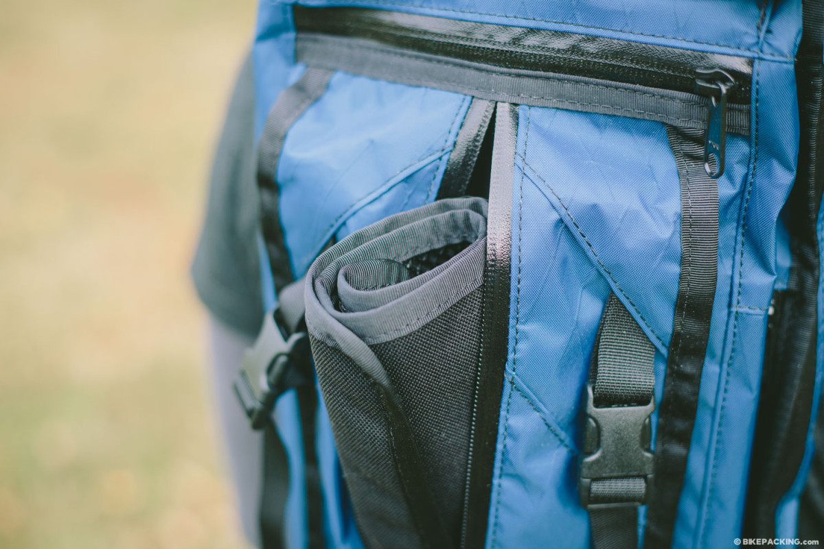 attach backpack to bike