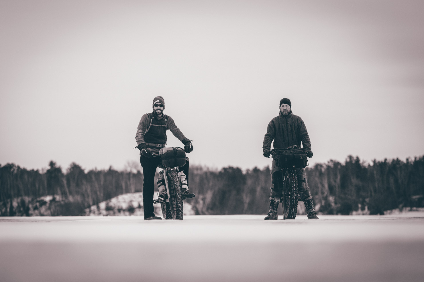 winter bikepacking