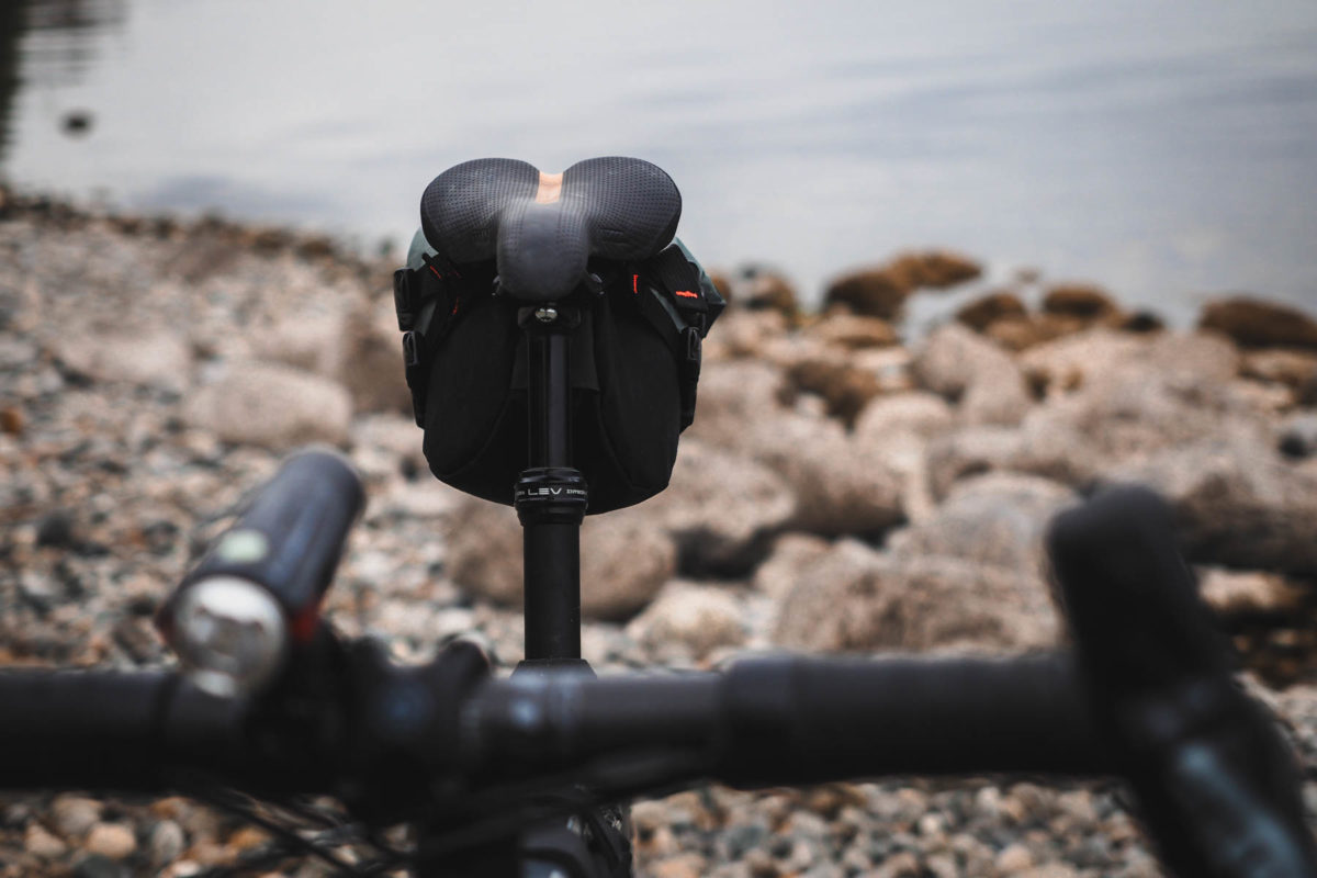 Rockgeist Gondola Review, Dropper Post Saddlebag