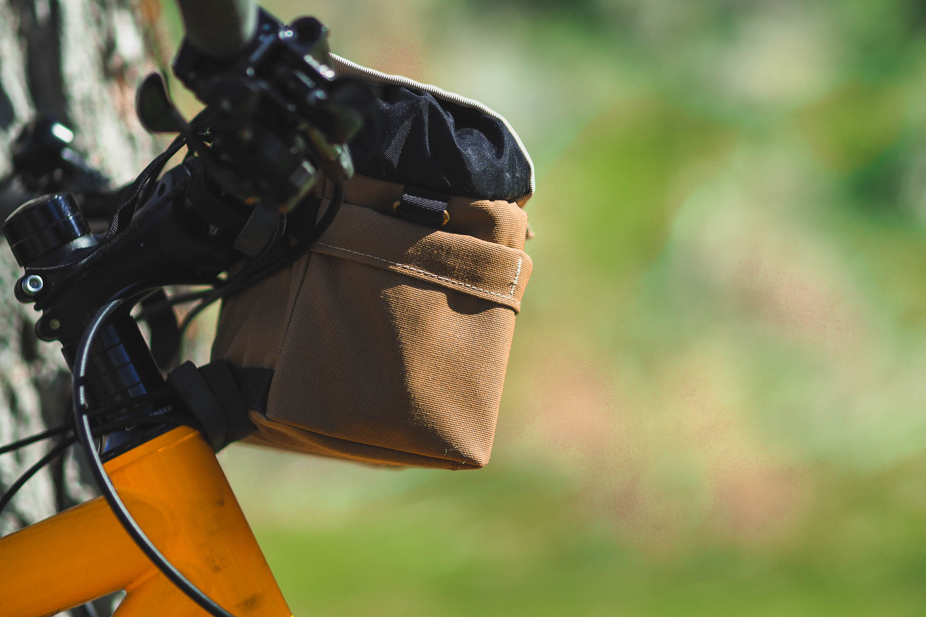 Outer Shell Drawcord Handlebar Bag Review