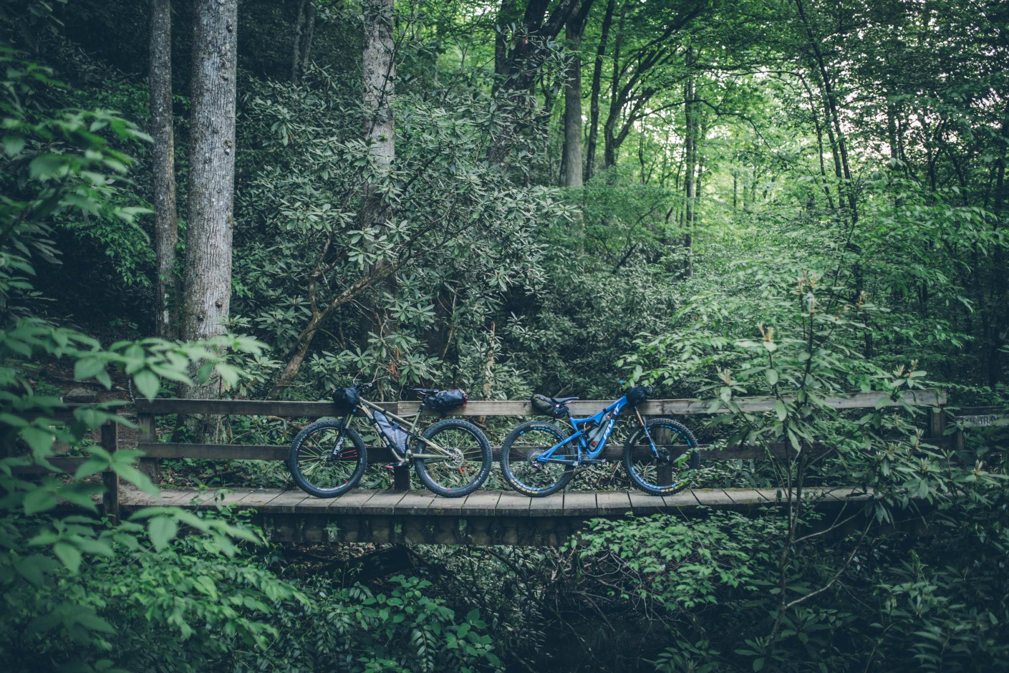 bikepacking with dropper post