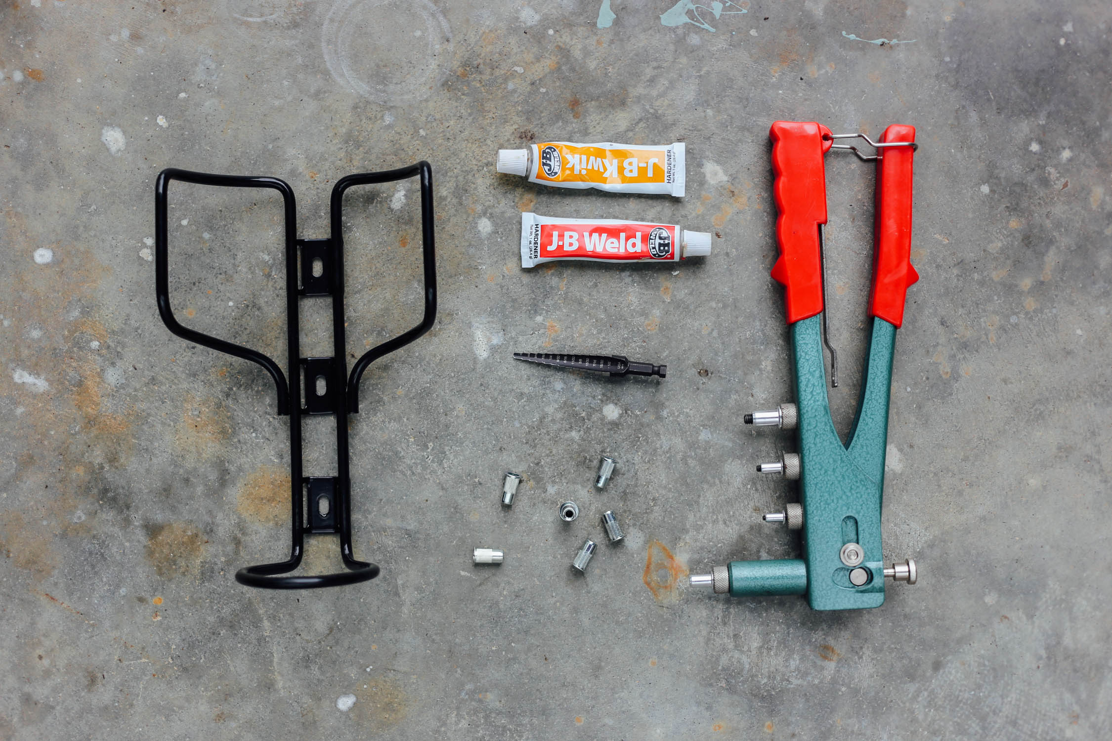 Rivnut Bottle Cage Mounts, Installation and Test